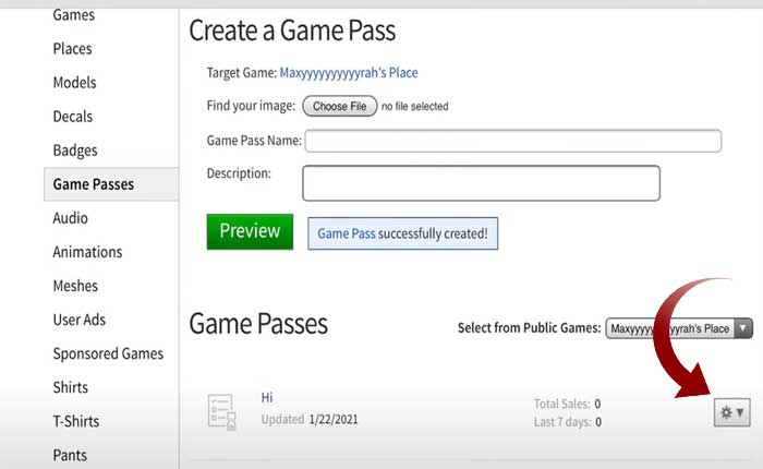 Roblox Gamepass on Mobile