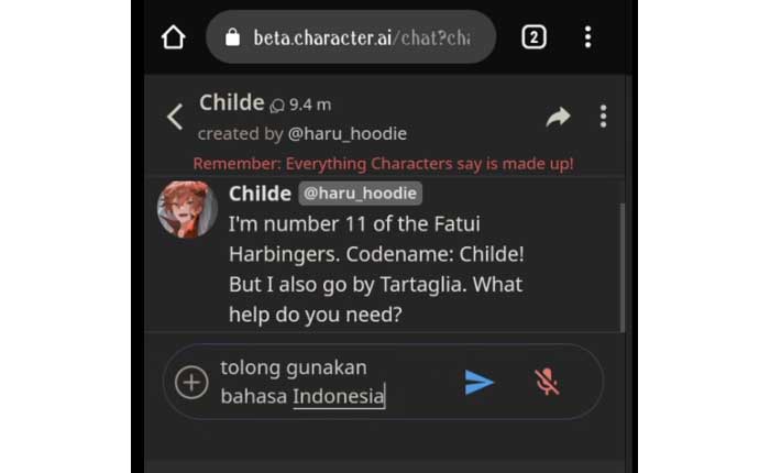 Character AI Indonesia