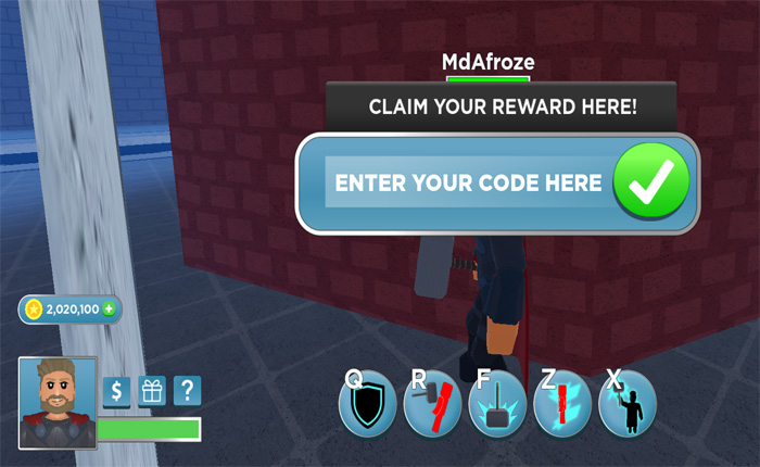 Heroes Online World Codes
