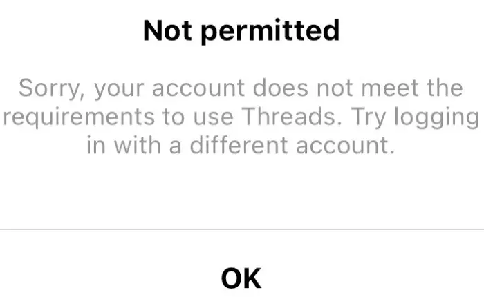How to Fix Instagram Threads Not Permitted 