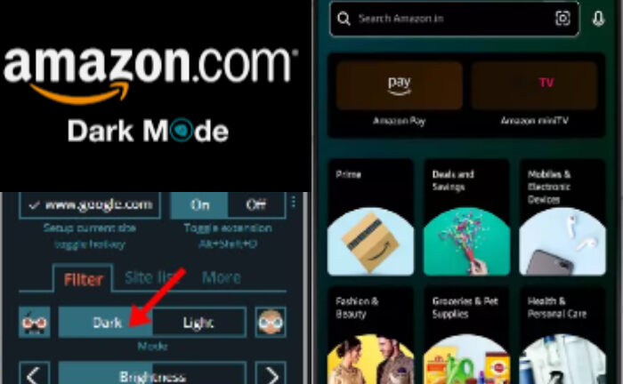 Amazon, Amazon Dark Mode