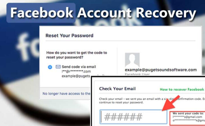 FB Account Recovery Code Scam