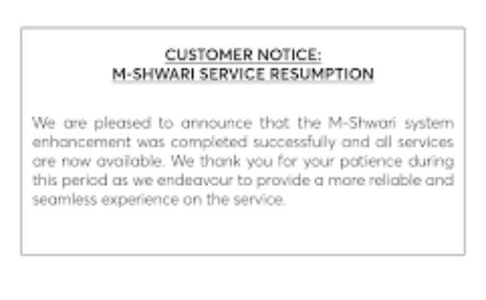 M-Shwari customer Support