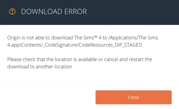 How To Fix The Sims 4 Download Error On The EA App