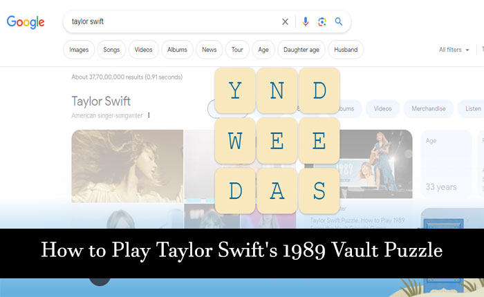 How to Play Taylor Swift's 1989 Vault Puzzle