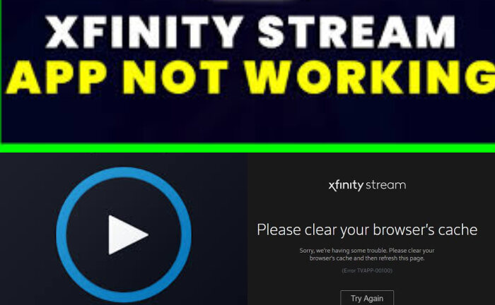 Xfinity Stream Clear Cache Error, Xfinity Stream