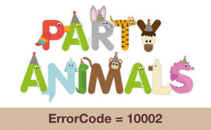 Party Animals Error Code 10002