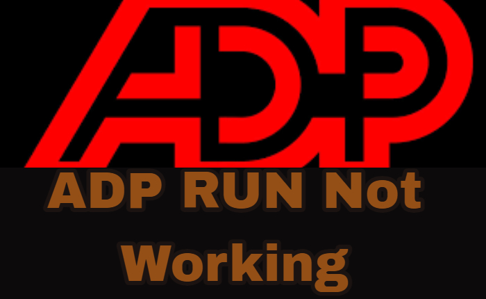 ADP RUN Not Working, ADP RUN