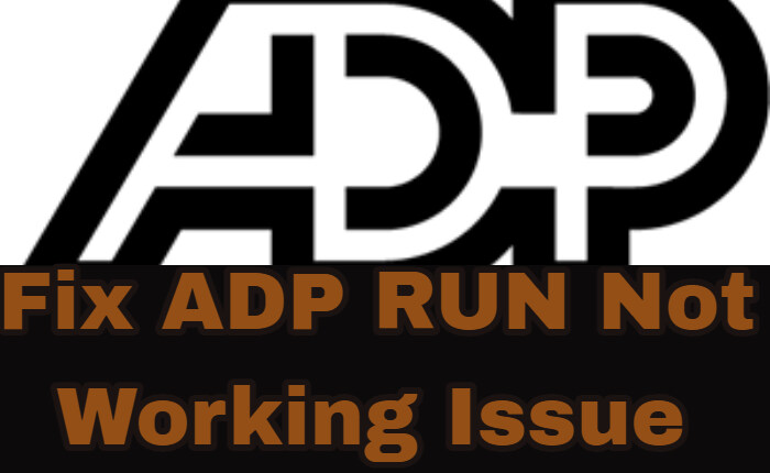 Fix ADP RUN App Not Working Issue
