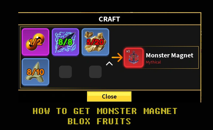 How to get the Monster Magnet in Roblox Blox Fruits