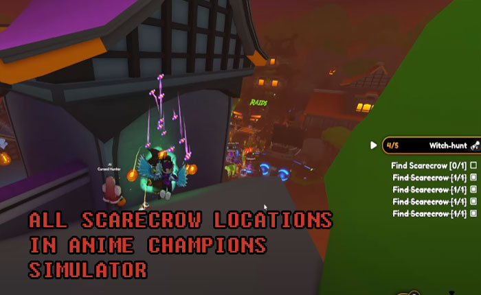 Scarecrow Locations In Anime Champions Simulator