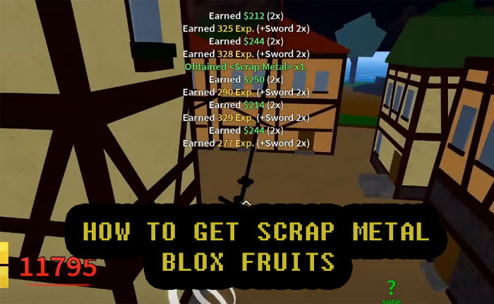 How to get scrap metal in Blox Fruits