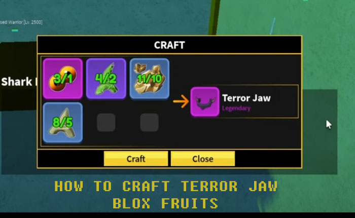 How to craft terror jas blox fruits｜TikTok Search