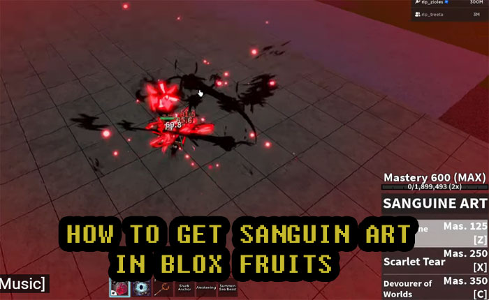 How to get Sanguine Art - Update 20 Blox Fruits (Full Guide)
