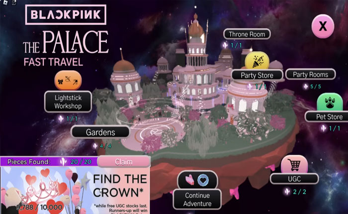 Blackpink The palace Crown