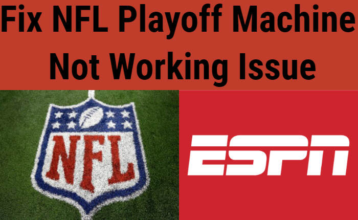 NFL Playoff Machine Not Working