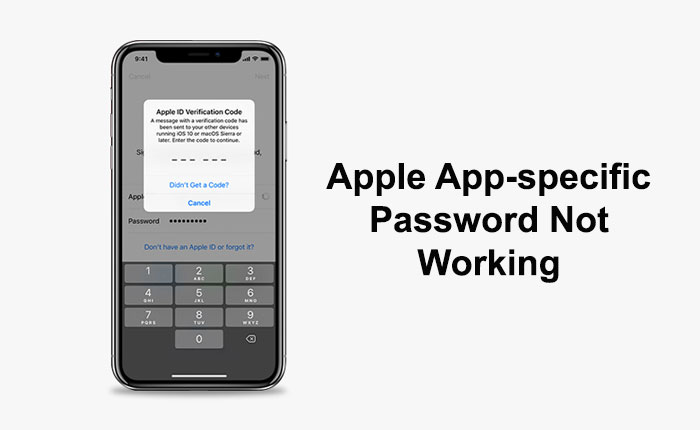 Apple App-specific Password Not Working