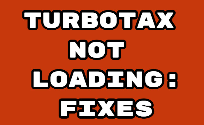 TurboTax Not Loading