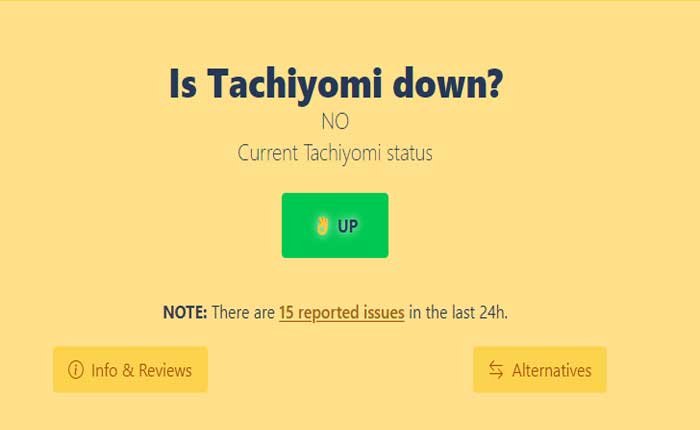 Fix Tachiyomi Server Status