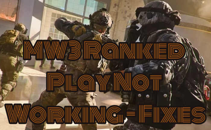 MW3 Ranked Play Not Working