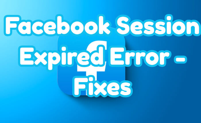 Facebook Session Expired Error