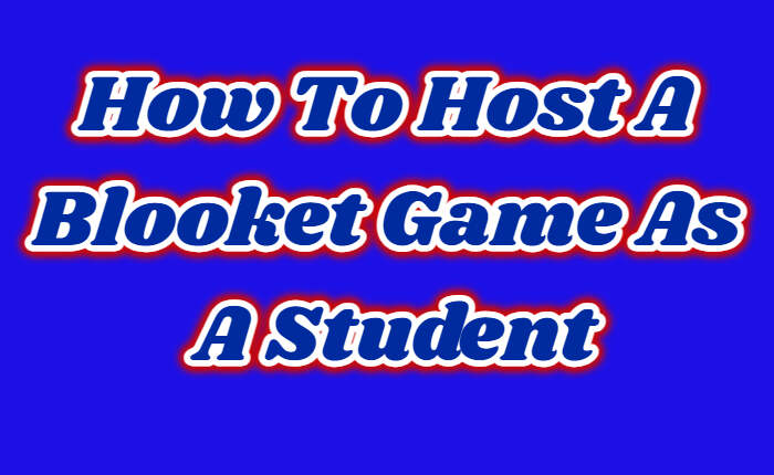 Host a Blooket Game as a Student