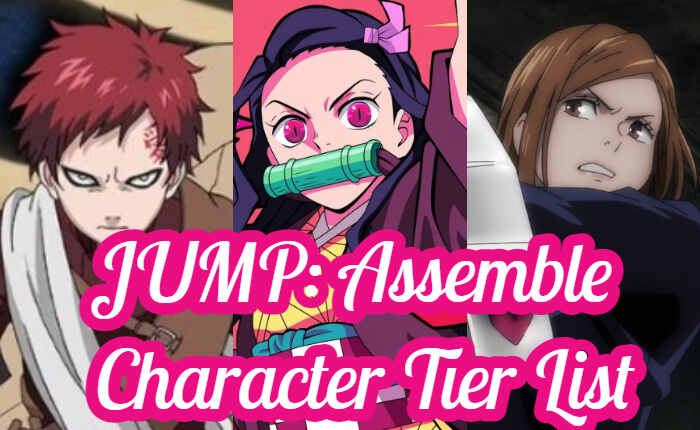 JUMP Assemble Character Tier List