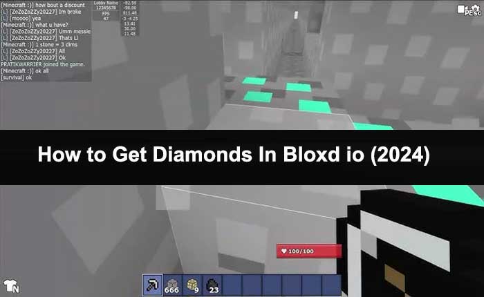 Get Diamonds In Bloxd io