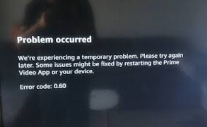 Prime Video Error Code 