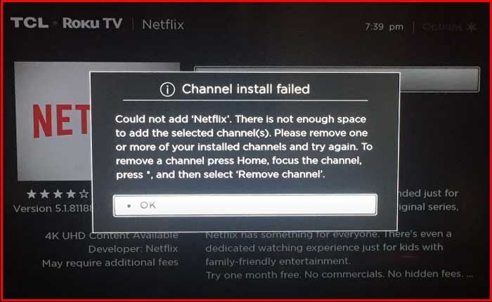 How To Fix Roku Channel Install Failed