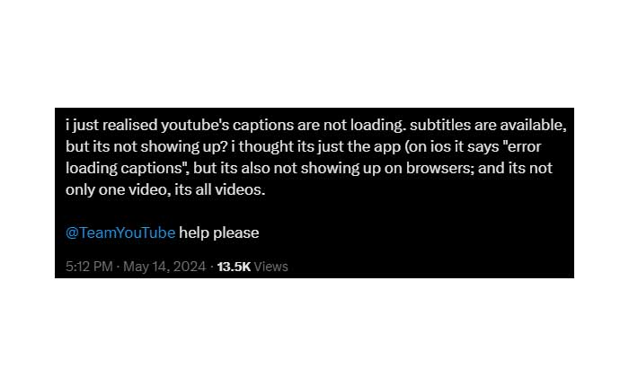 How To Fix Youtube Error Loading Captions 