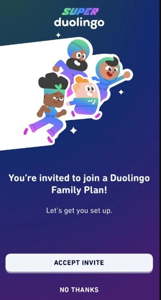 Link To Invite Duolingo Max Family Plan
